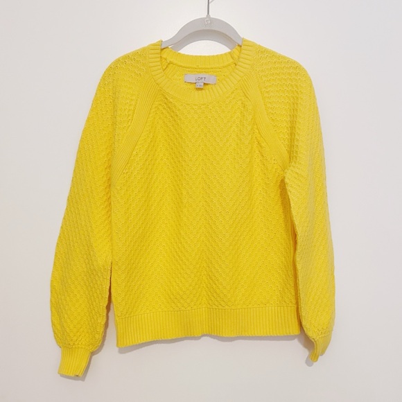 LOFT Textured Raglan Sweater - Picture 2 of 4